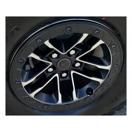 Mopar 17x8.0 Inch Beadlock Capable Wheel Machined Face / Black