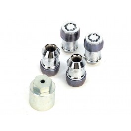 Mopar Chrome Wheel Locks Kit Of Four With Key For Exposed Lugs