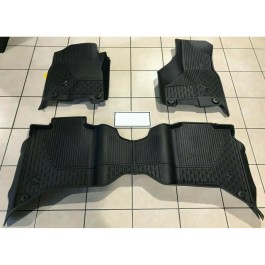 Mopar All Weather Mats Crew Cab Bench Seats Black - 82215766AC