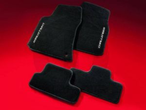 LLOYD MATS Black Carpet Floor Mats With Scat Pack Logo For 2011-2023 Dodge Challenger (Set Of 2 Front Mats)