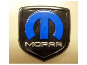 Mopar OEM 2008-2014 Dodge Challenger Front Grille Emblem – Chrome & Black Script 68214446AA