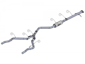 OEM Dodge Dart Exhaust System Mopar Online Parts