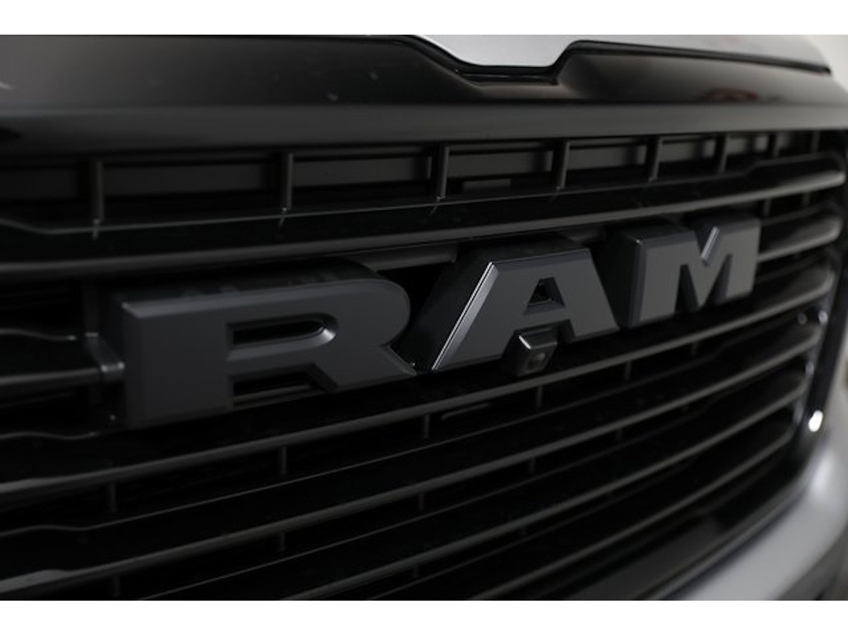 Mopar Black RAM Front Grille Badge For Laramie - 68577537AB