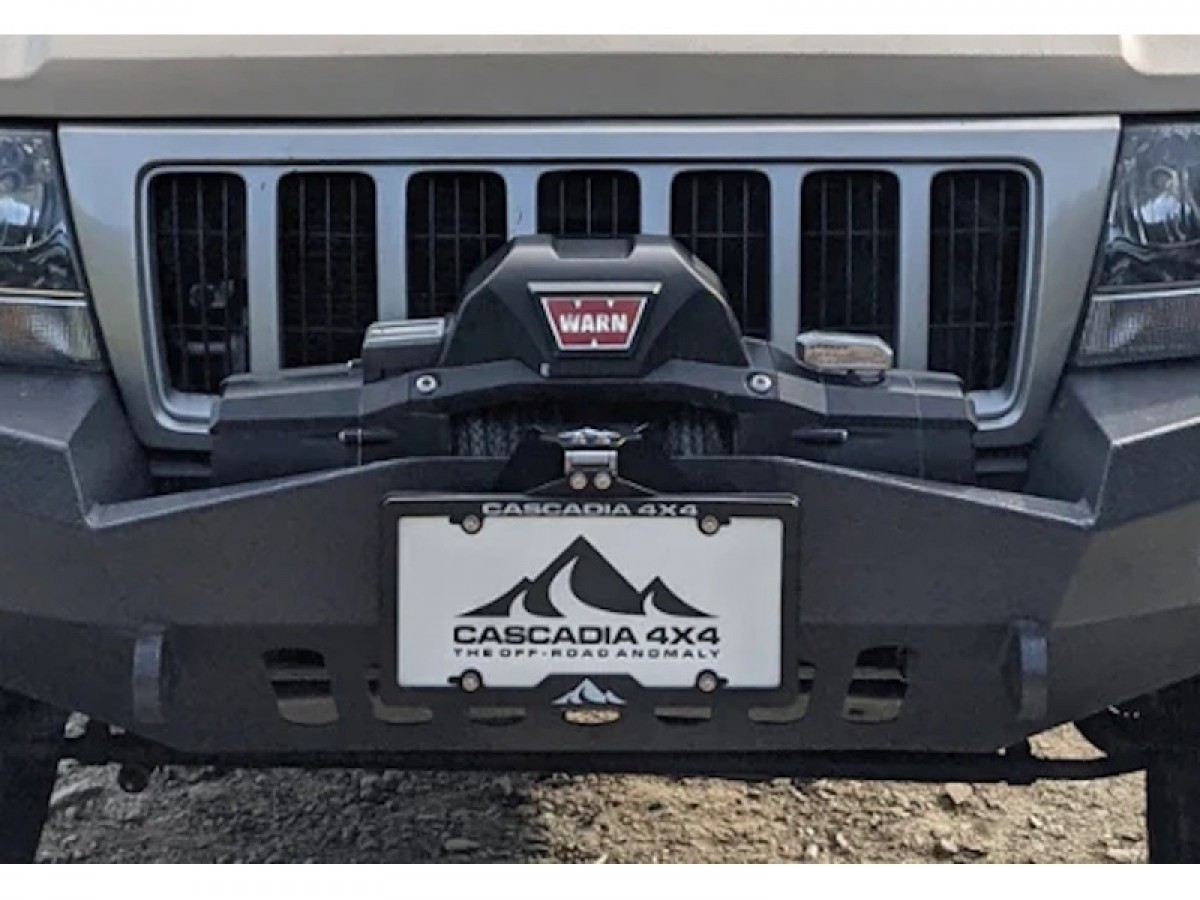 Mopar Winch Compatible License Plate Bracket Mounting System