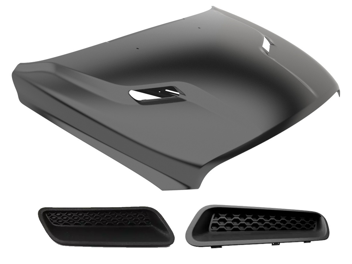 Mopar Sport Hood With Integrated Scoops - SPORTHOODRAM1500DS | Mopar ...
