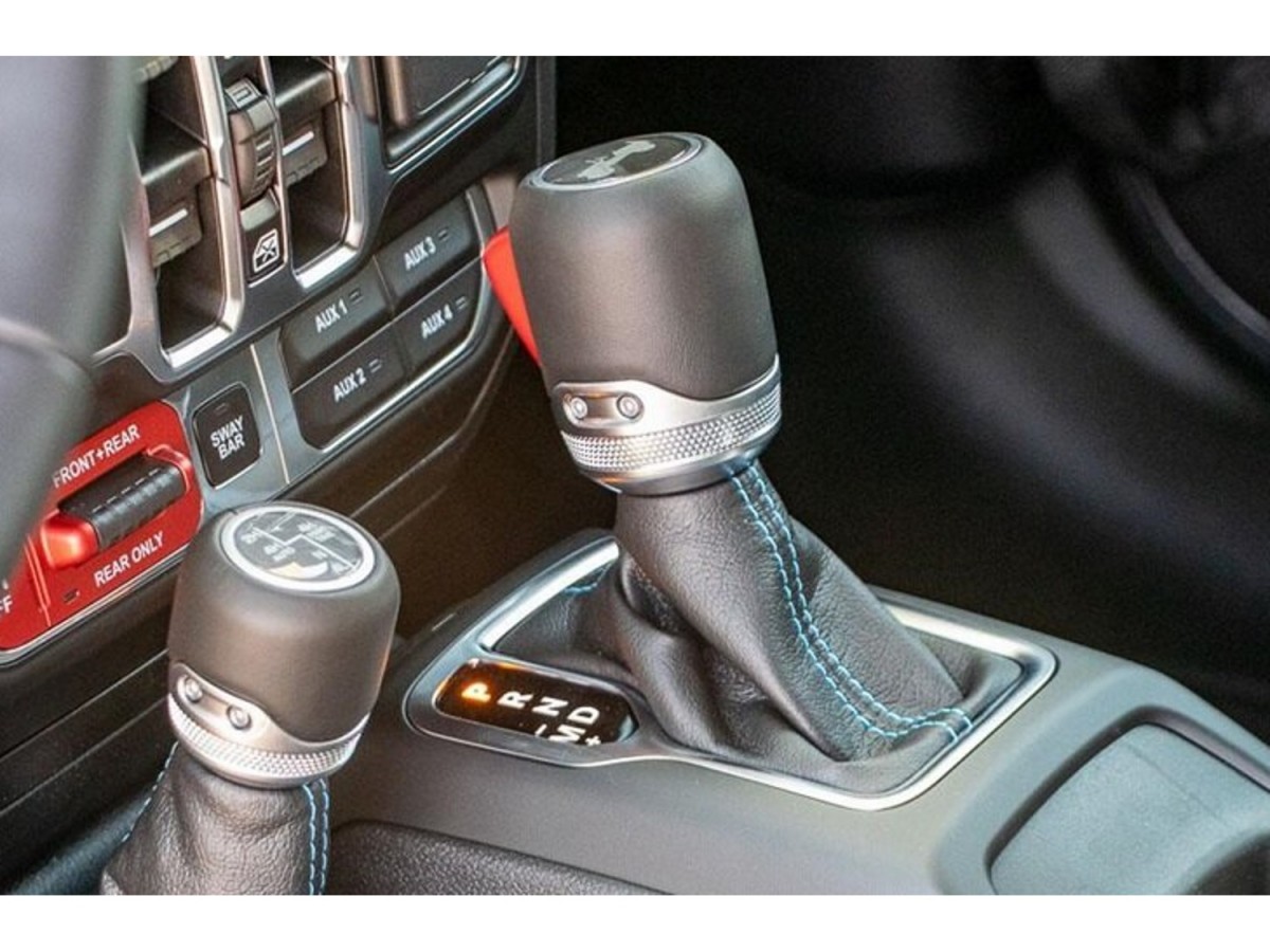 Authentic Mopar Automatic Transmission Shift Knob & Boot Black Leather