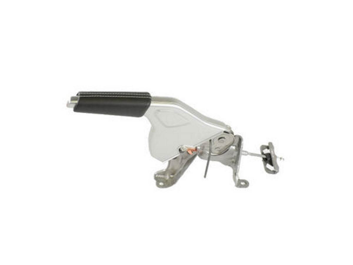 Mopar Parking Brake Handle Sahara Black Leather With White