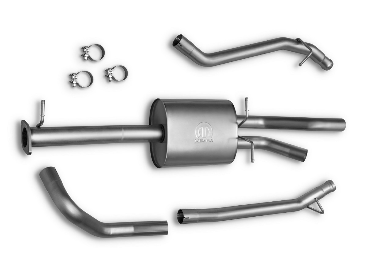 Authentic Mopar Cat Back Exhaust 77072520aa Mopar Online Parts