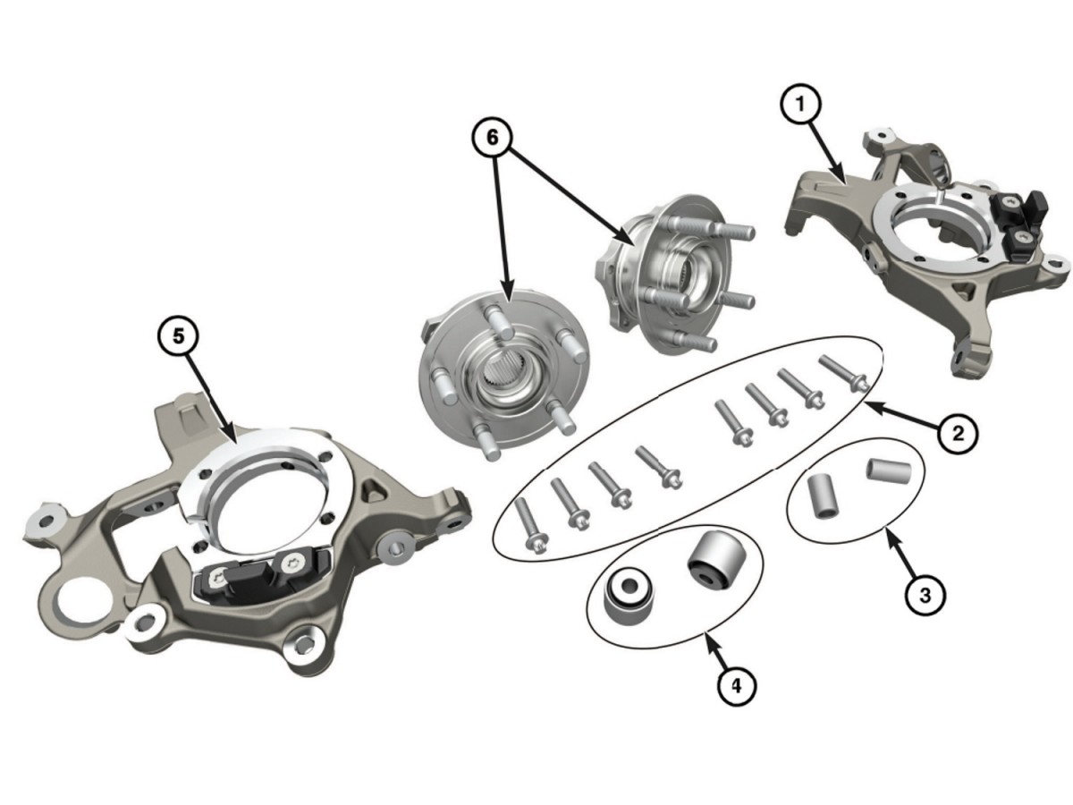 Mopar Performance Direct Connection Redeye Camber Rear Knuckles