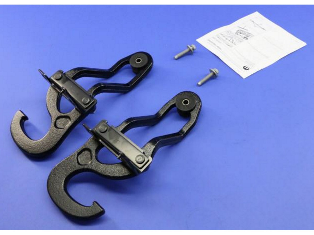 Authentic Mopar Tow Hooks Front Black DSTOWHOOKBLK Mopar Online Parts