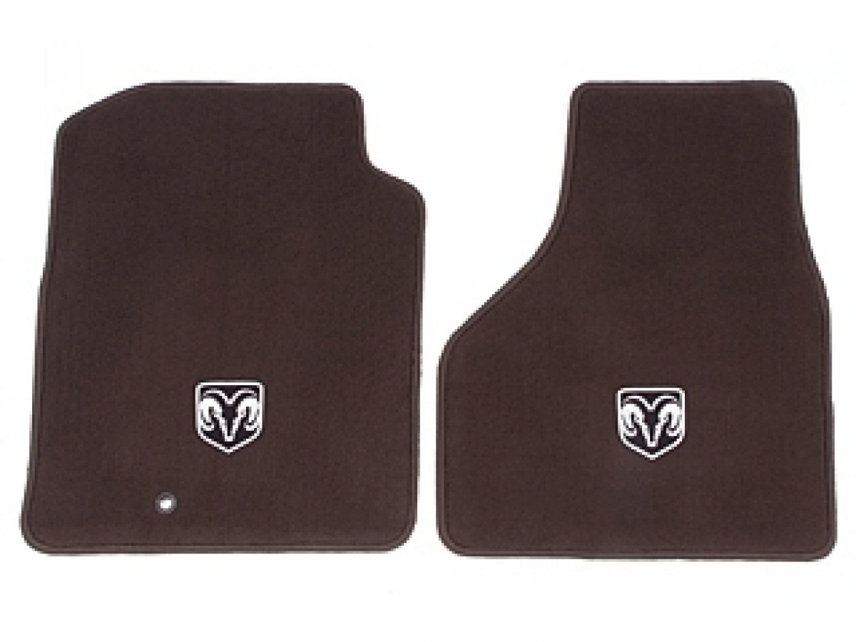 Authentic Mopar Floor Mats Carpeted Front Bark Brown 82211002 Mopar