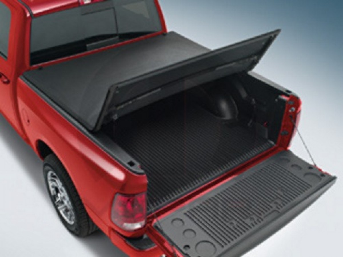 Authentic Mopar Tonneau Cover TriFold Black Premium Fabric 6.4' Bed 82216336AA Mopar Online