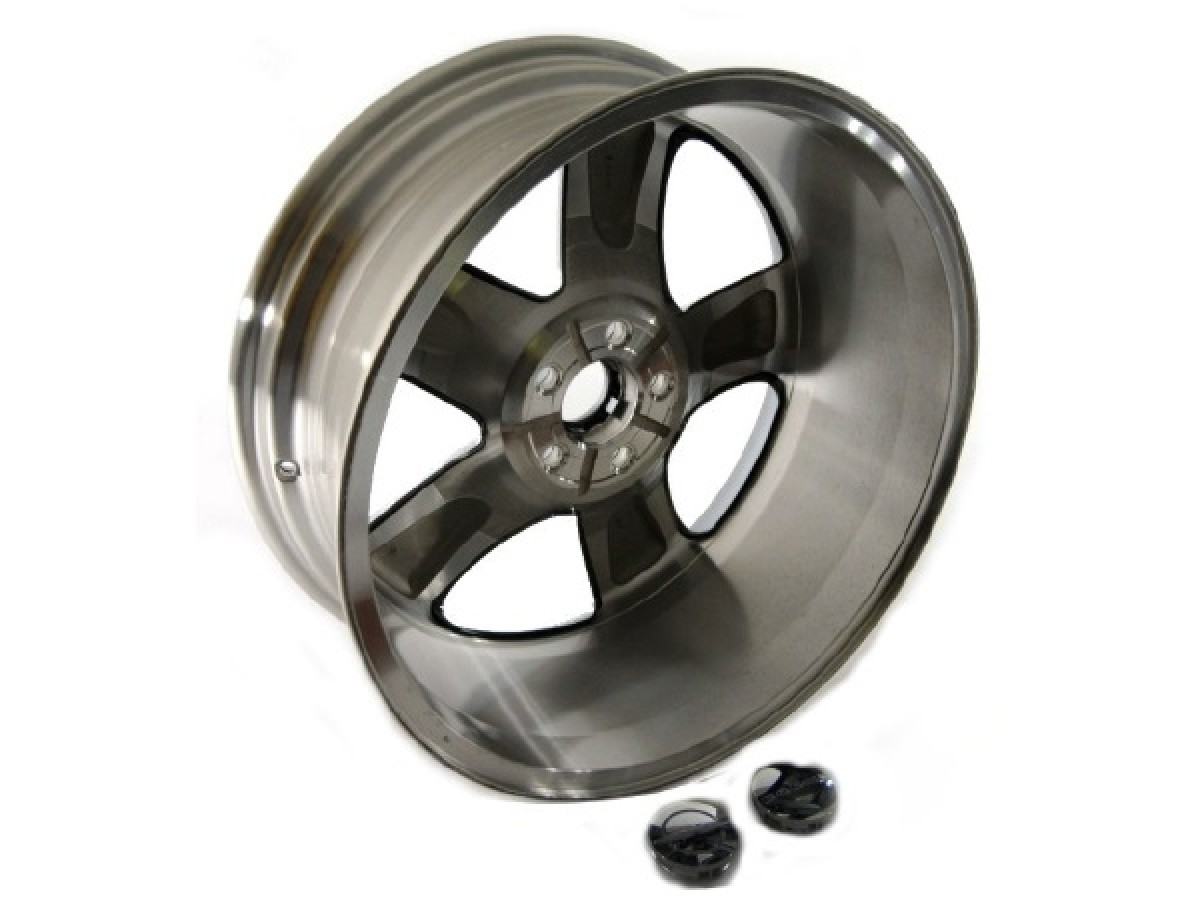 Authentic Mopar Wheel 20" R/T Black & Chrome Spinelle 82212396AB Mopar Online Parts