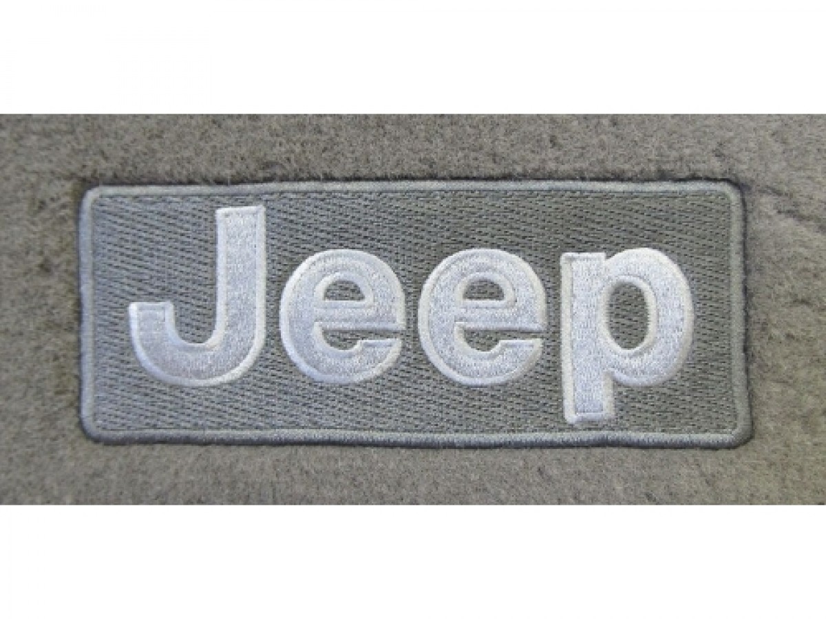 Mopar Carpet Mats Medium Graystone W/ Jeep Logo - 82213684AB
