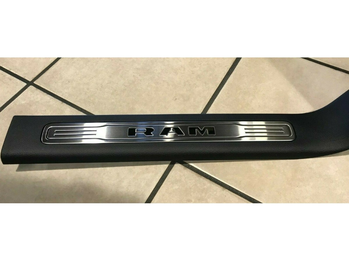Authentic Mopar Door Sill Guards Crew Cab Global Black 82215419