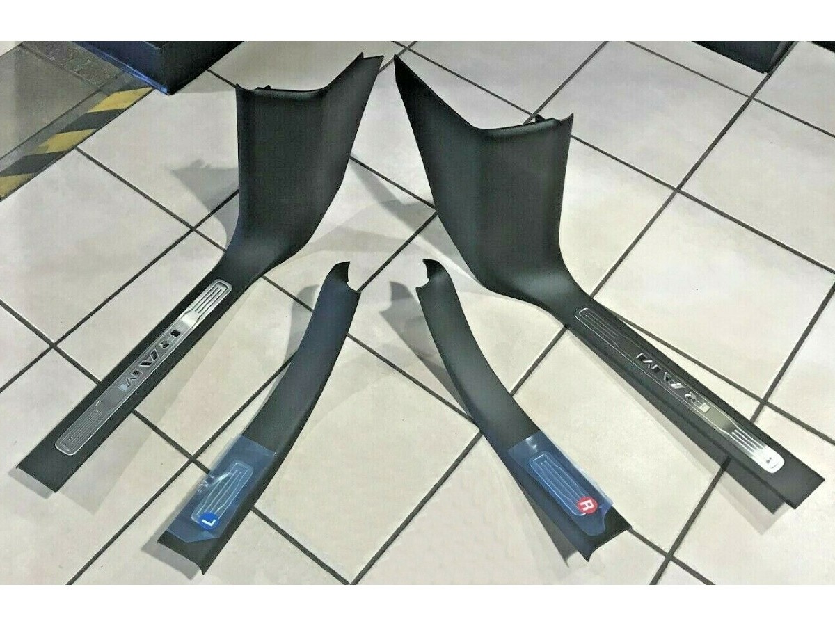 Mopar Door Sill Guards - Quad Cab - Global Black - 82215420