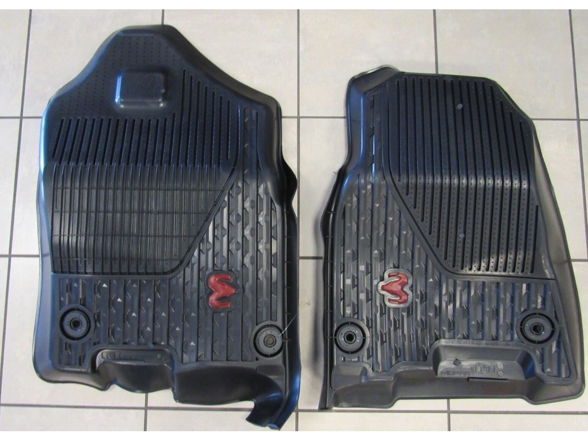 Mopar All-Weather Slush Mats Quad Cab Black Rebel - 82215421AD