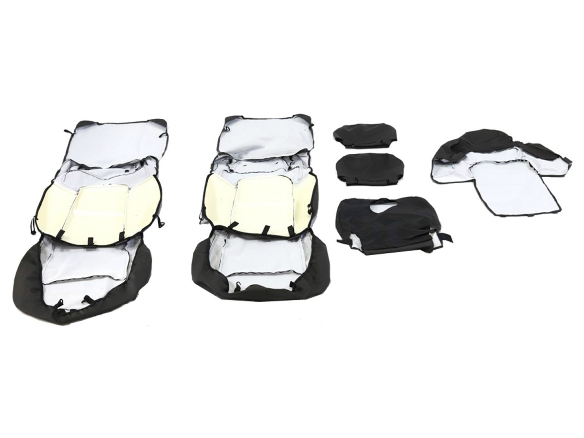 Seat covers compatible with motorhome driver and passenger from colour number PL402.