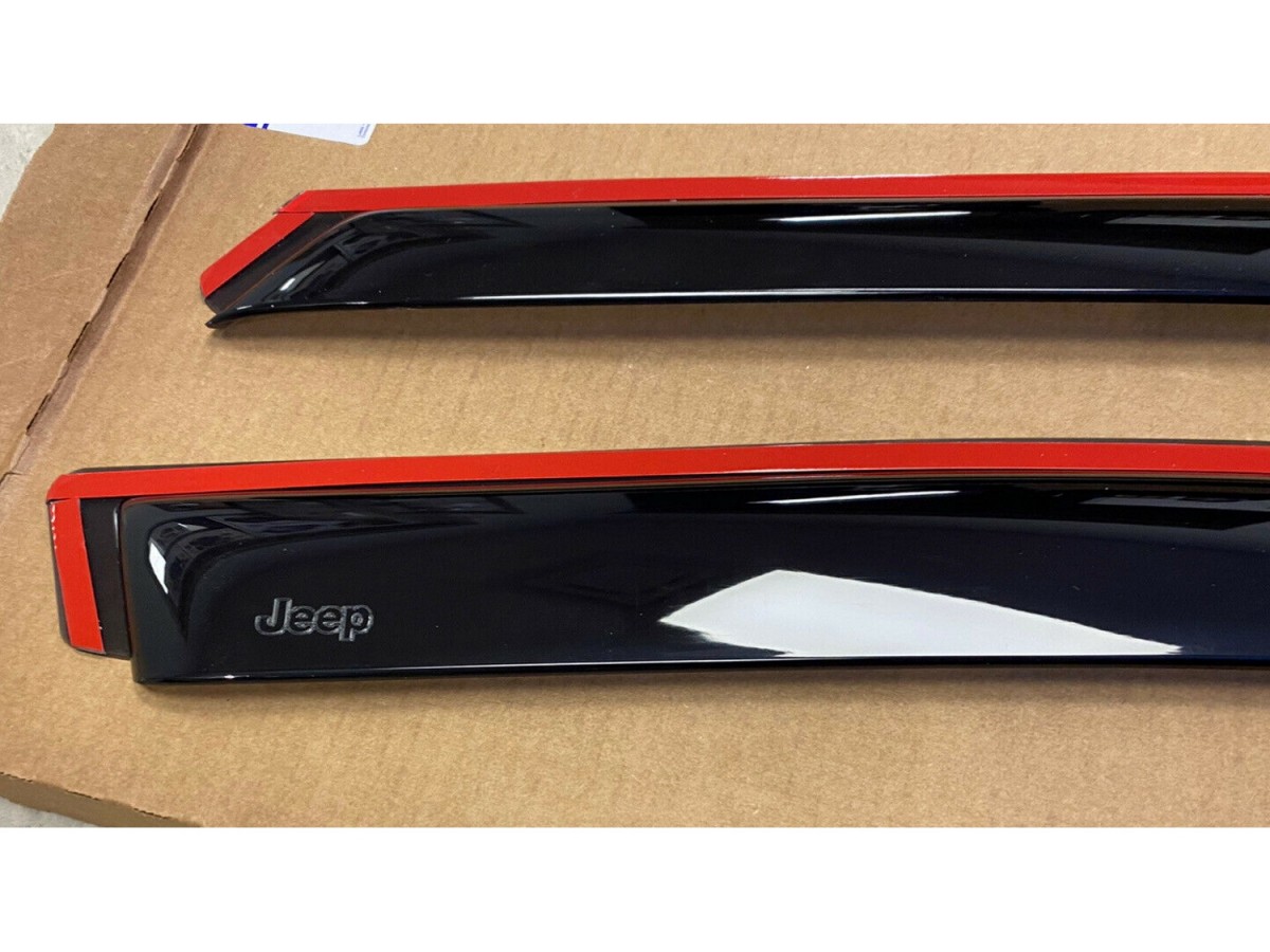 Genuine Mopar InChannel Side Window Air Deflectors Tinted For Two Row