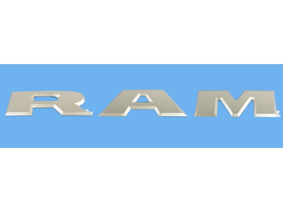 Mopar RAM Tailgate Lettering Bright Silver - RAMLTRKITS2 | Mopar Online ...