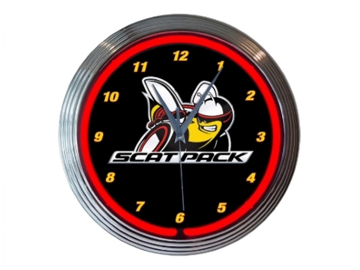 Mopar Neon Clock Dodge Scat Pack Scatpackclock Mopar Online Parts