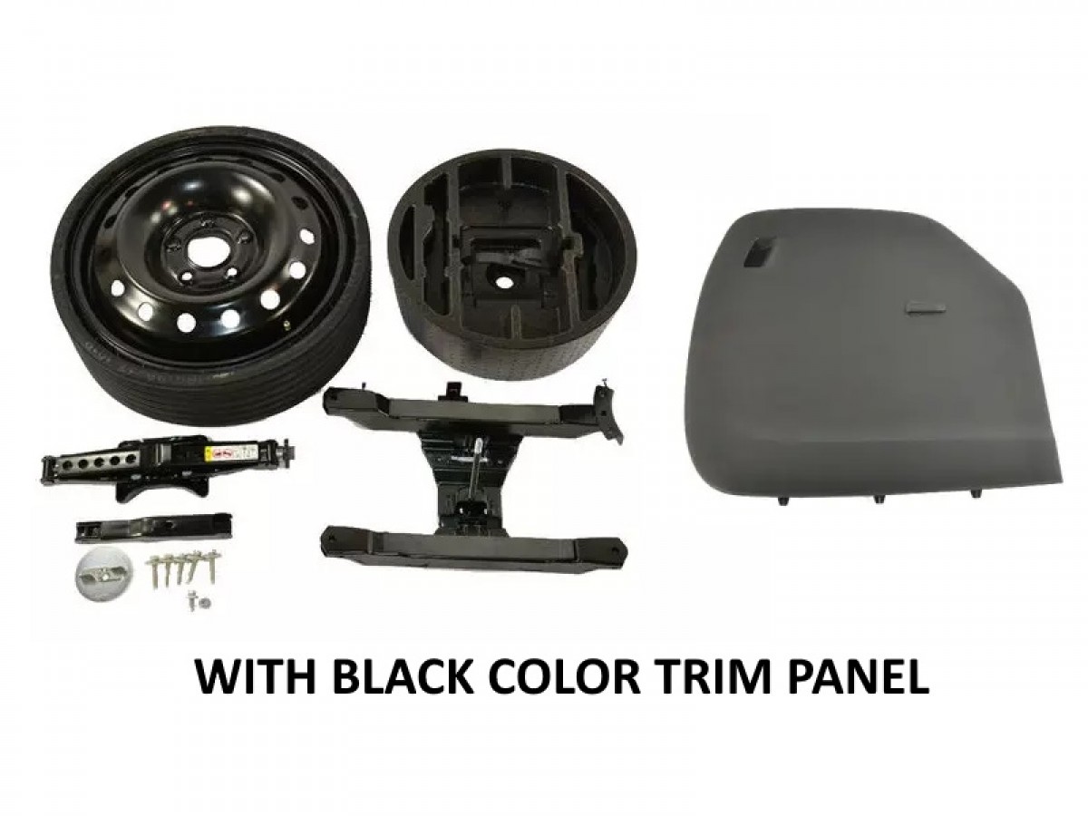 Authentic Mopar Spare Tire Kit With Black Trim Panel 